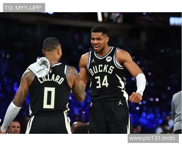 利拉德再度夺得三分大赛冠军 前队友字母哥拥抱庆祝